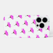 ピンクデイジー iPhoneケース (裏面横)