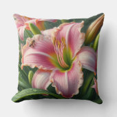 ピンクデイリーフローラ クッション (正面)