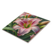 ピンクデイリーフローラ タイル (側面)