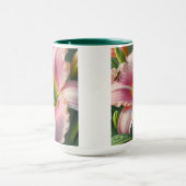 ピンクデイリーフローラ マグカップ (中央)