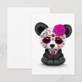 ピンクデイ・オブ・ザ・デッド・シュガースカルパンダ・オン・ホワイト (正面/裏面)