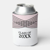 ピンクデエレガントコ卒業クーラーボックス 缶クーラー (缶正面)