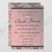 ピンクデグランジマスク招待状 招待状 (正面/裏面)