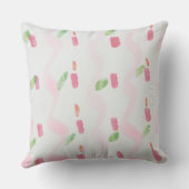 ピンクデザイナー枕 クッション (裏面)