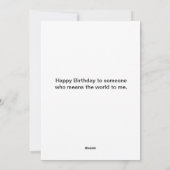 ピンクデリケートバローンズスターズ誕生日カード シーズンカード (裏面)