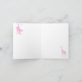 ピンクトイレジャングルアニマルズサファリチノワセリー カード (内部)