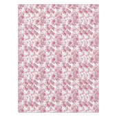 ピンクトイレパターン テーブルクロス (正面)