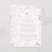 ピンクトイレロシュハサナ2023 招待状 (正面/裏面)