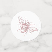 ピンクトイレ結婚のテーブル紙吹雪Chinoiserie コンフェッティ (スモール正面)