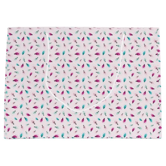 ピンクトゥインクルライツラージ抱き枕 ラージペーパーバッグ (正面)