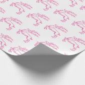 ピンクトナカイ ラッピングペーパー (角)