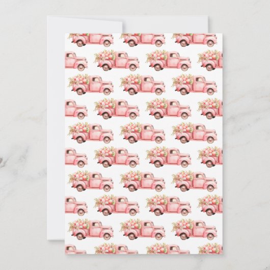 ピンクトラックイースターエッグ狩り 招待状 (裏面)