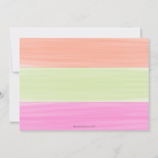 ピンクトラックパンプキンバルーンレイブ秋誕生日イン 招待状 (裏面)