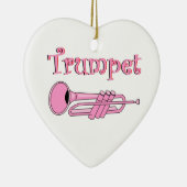 ピンクトランペットセラミックオーナメント セラミックオーナメント (右)