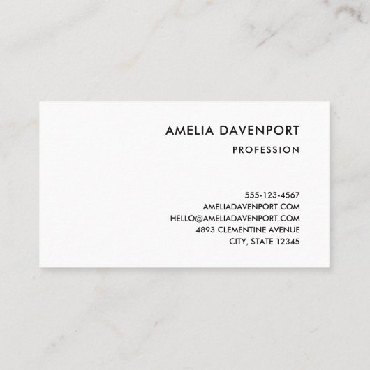 ピンクトリップ(幻覚体験)のようなとオレンジの渦巻形のデザイン 名刺 (裏面)