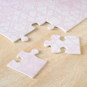 ピンクトリップ(幻覚体験)のようなスモーキー大理石幾何学模様 ジグソーパズル (側面)