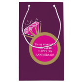 ピンクトルマリン記念日5年抱き枕 スモールペーパーバッグ (裏面)