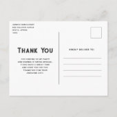 ピンクトレインエンジンヴィンテージスチームパンク ポストカード (裏面)