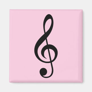 ピンクトレブルクレフ、 音符記号磁石 マグネット