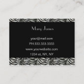 ピンクトレンディーインテリアデコレーター名刺 名刺 (裏面)