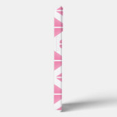 ピンクトレンディー三角形パターン Case-Mate iPhoneケース (裏面 / 右)