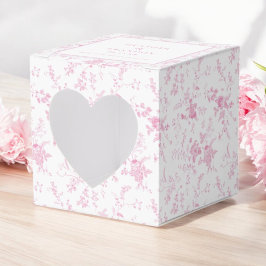 ピンクトワールヴィンテージ結婚フローラ フェイバーボックス