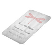 ピンクトンボ日付磁石を保存 マグネット (左側)