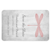 ピンクトンボ日付磁石を保存 マグネット (横)