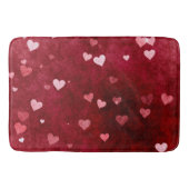 ピンクトーンハート バスマット (正面)