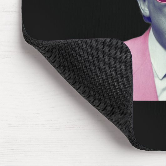 ピンクドおもしろいナルドトランプバブルガムユームティー マウスパッド (コーナー)