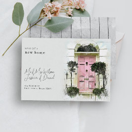 ピンクドアとホワイトウッドトレンディーの移動発表 招待状