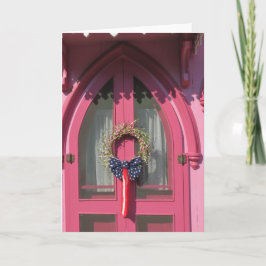 ピンクドアジンジャーブレッドコテージ- Martha's Vineヤード カード