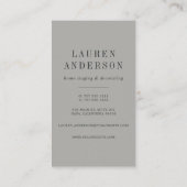 ピンクドア |ホームステージングまたはインテリアデザイン 名刺 (裏面)