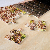 ピンクドゥーChevaux、ヴィンテージフランスのカー。 ジグソーパズル (側面)