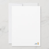 ピンクドギーボーンパピードッグ誕生日5x7招待状 招待状 (裏面)