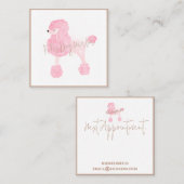 ピンクドッグの名刺 スクエア名刺 (正面/裏面)