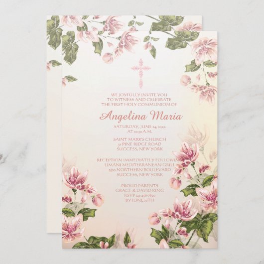 ピンクドッグウッズ宗教招待状 招待状 (正面/裏面)