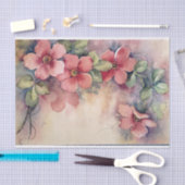 ピンクドッグウッドティッシュペーパー 薄葉紙 (クラフト)