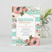ピンクドッグウッドブライダルシャワー招待 招待状 (スタンド正面)