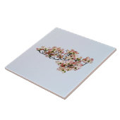 ピンクドッグウッドブランチ タイル (側面)