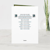 ピンクドッグバラ植物学イラストレーション – パーソナライズ カード (裏面)