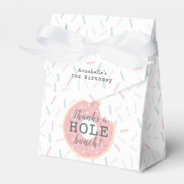 ピンクドナ感謝していットアホールバンチ誕生日 フェイバーボックス