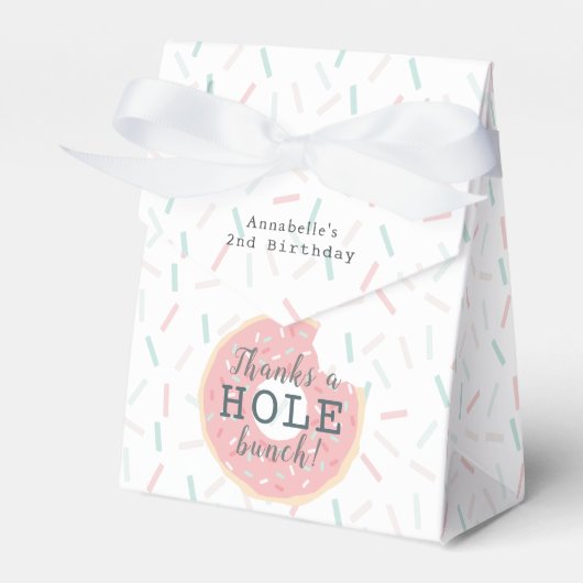 ピンクドナ感謝していットアホールバンチ誕生日 フェイバーボックス (正面サイド)