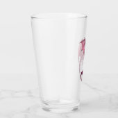 ピンクドラゴンの春自然ファンタジーアート タンブラーグラス (右)