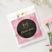 ピンクドラゴンはかりで測金ゴールド誕生日ありがとう フェイバーバッグ (封をした状態)