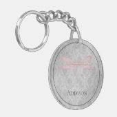 ピンクドラゴンフライダマスク キーホルダー (正面左)