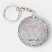 ピンクドラゴンフライダマスク キーホルダー (正面)