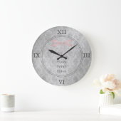 ピンクドラゴンフライダマスク ラージ壁時計 (ホーム)