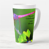 ピンクドラゴンフライ精神の特性ラテマグ カフェラテマグ (右アングル)