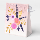 ピンクドリッピンググリッターフローラありがとう フェイバーボックス (裏面サイド)